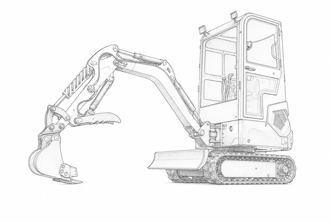 Boulder EX12C — техническая иллюстрация