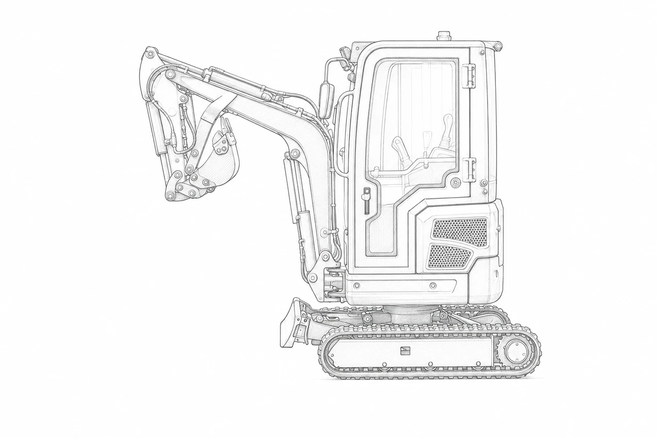 Boulder EX18C — техническая иллюстрация